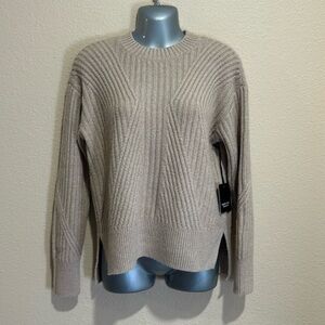 SIMPLY VERA Mockneck Ribbed Sweater, Size M, NWT